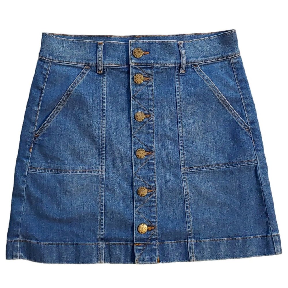Ann Taylor Blue Denim Skirt
